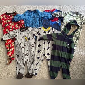 Assorted Baby Footie Fleece Pajamas